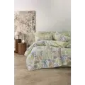 Cotton Box  Saten Nevresim Takımı Çift Kişilik Canopy Yeşil
