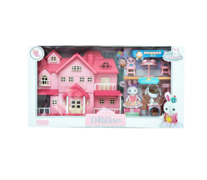 Bay Dreamy Villa ve Evcil Hayvanlı Mini Tavşan Oyun Seti