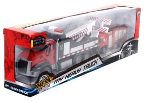 Die Cast Çek Bırak Vinçli Kurtarıcı ve Söndürücü İtfaiye Aracı