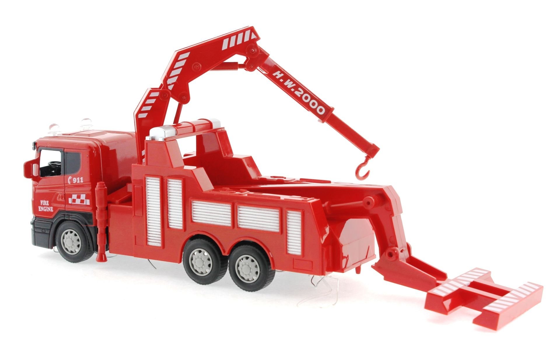 Die Cast Sürtmeli Vinçli Kurtarıcı İtfaiye Aracı Die Cast Sürtmeli Vinçli Kurtarıcı İtfaiye Aracı