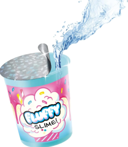 Fluffy Slime Case Marshmallow Dokulu Çantalı Slime