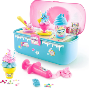 Fluffy Slime Case Marshmallow Dokulu Çantalı Slime