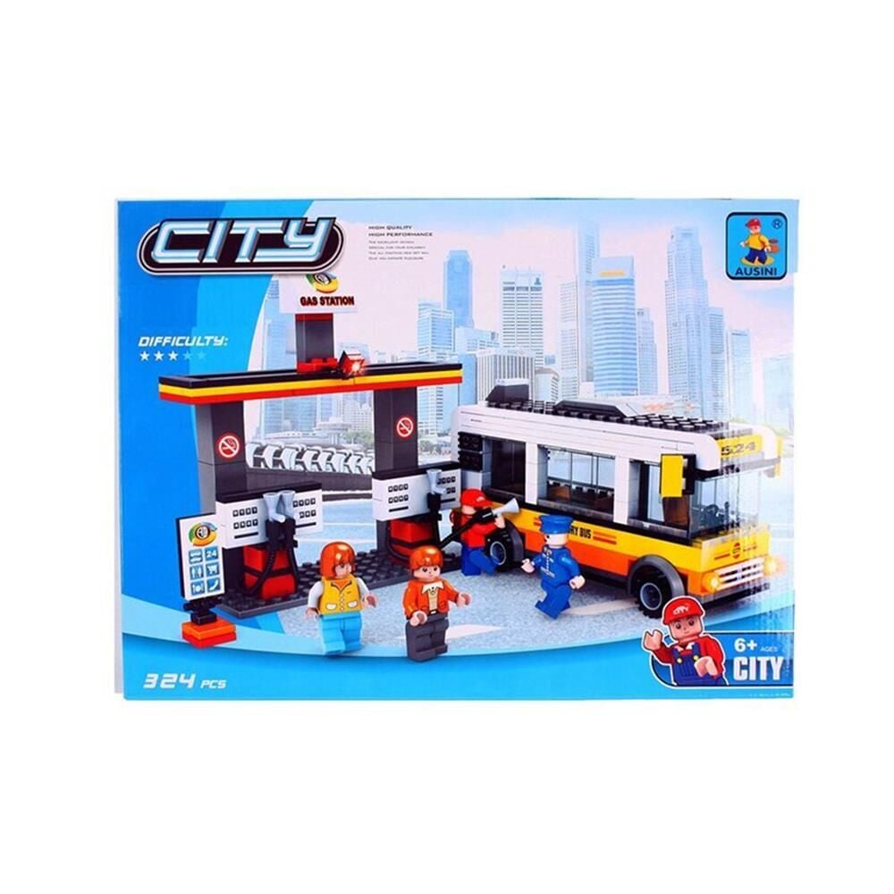 25608 Ausini City 324 Parça İstasyon Oyun Seti