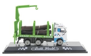 Die Cast Mini Yeşil Kütük Kamyonu