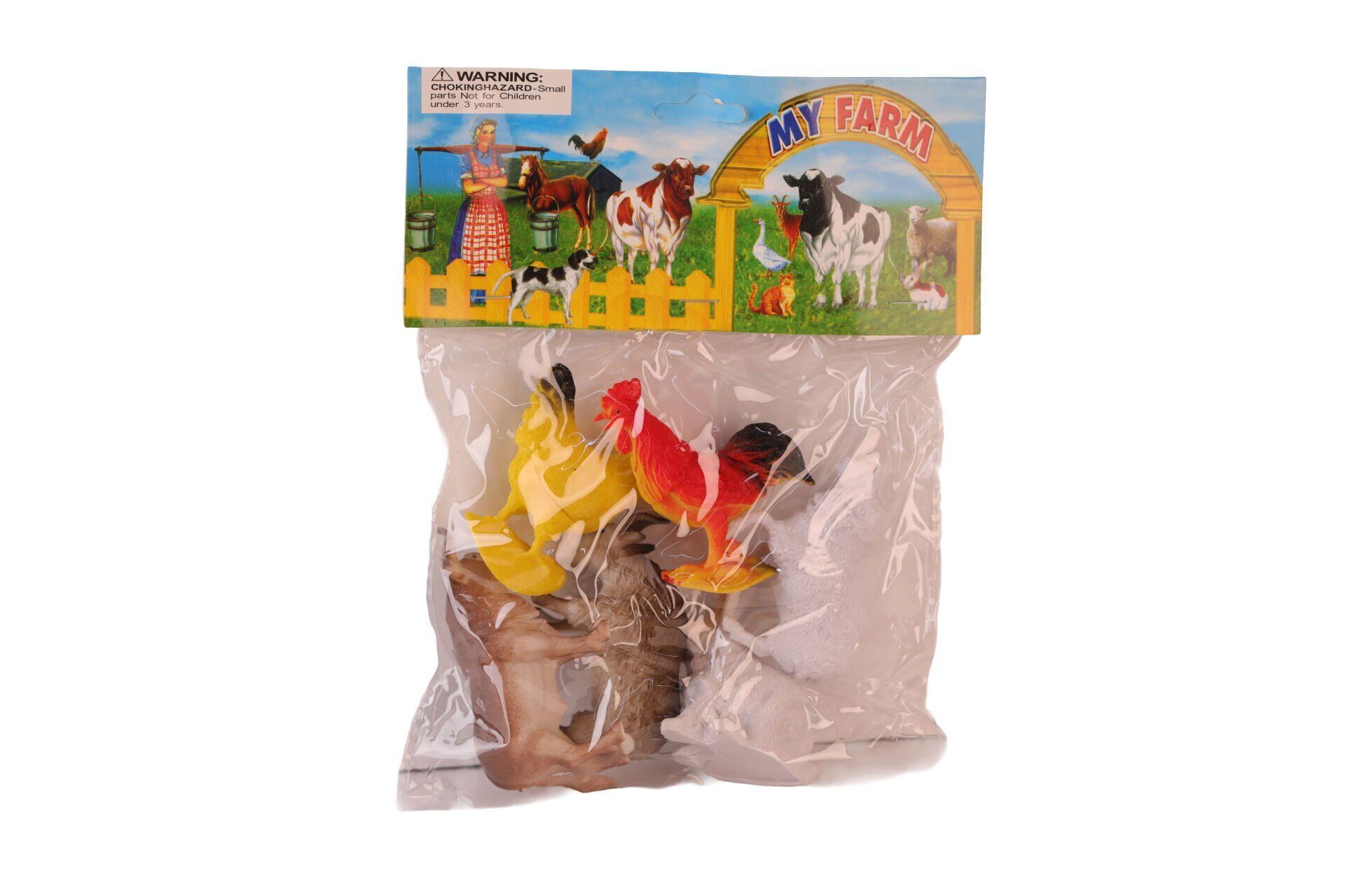 828-13 PVC DE 6LI ÇİFTLİK HAYVANLARI