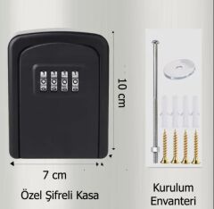 Şifreli Anahtar ve Eşya Saklama Güvenlik Kasası