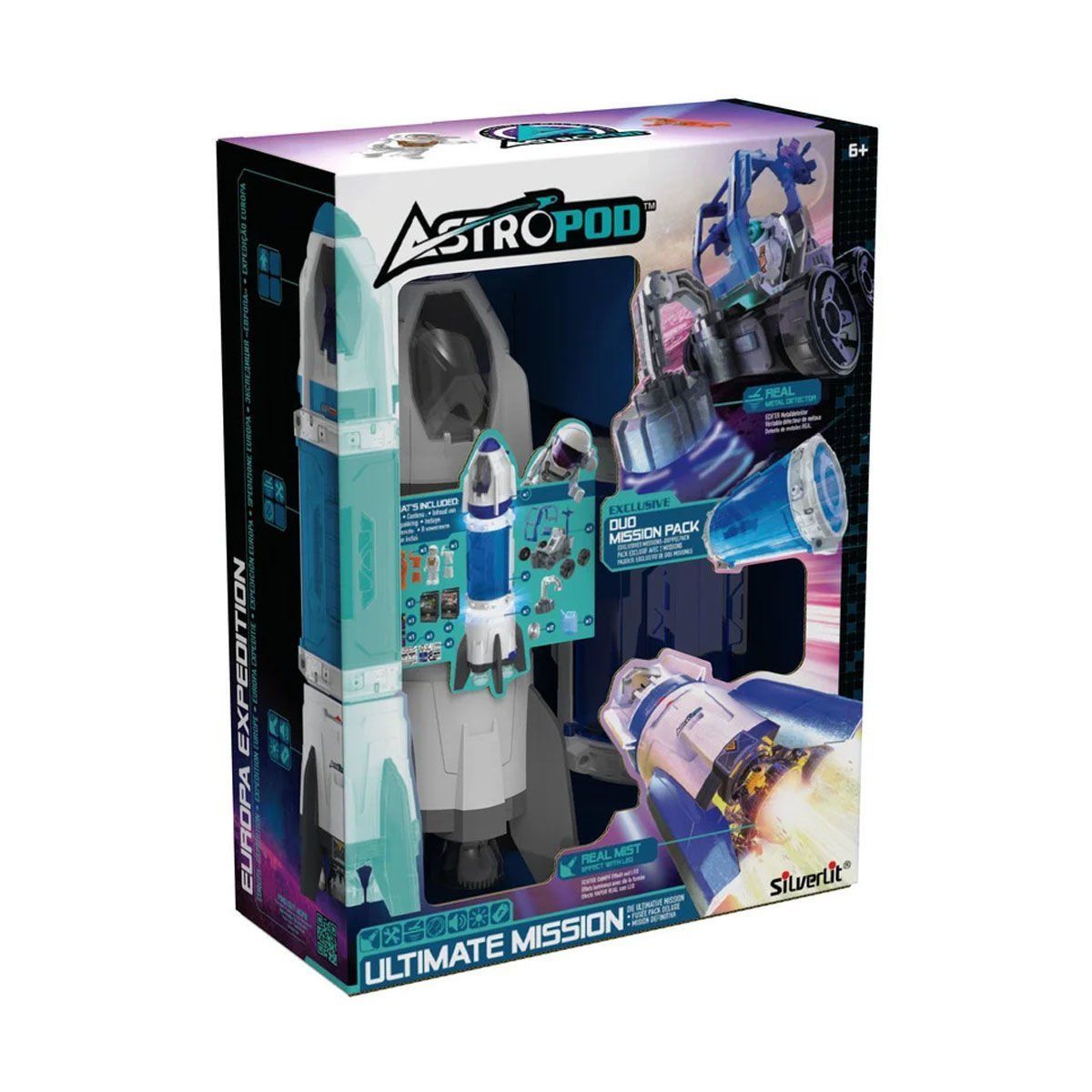 SIL 80339 Silverlit Astropod Ana Mekik ve Metal Dedektör Aracı 