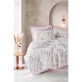 Cotton Box Modeline Çift Kişilik Nevresim Takımı Rosalie Pembe