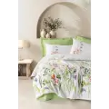 Cotton Box Modeline Çift Kişilik Nevresim Takımı Meadow Yeşil