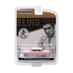 Greenlight 1/64 Hollywood Series 14 - Elvis Presley (1935-77) - 1955 Cadillac Fleetwood Series 60 ''Pink Cadillac''