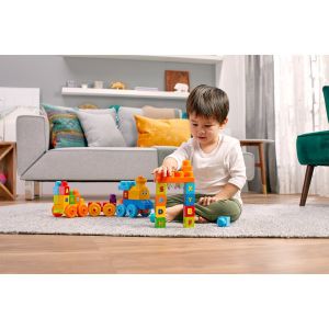 FWK22 Mega™ Bloks, Müzikli Alfabe Treni, 50 parça, +1 yaş