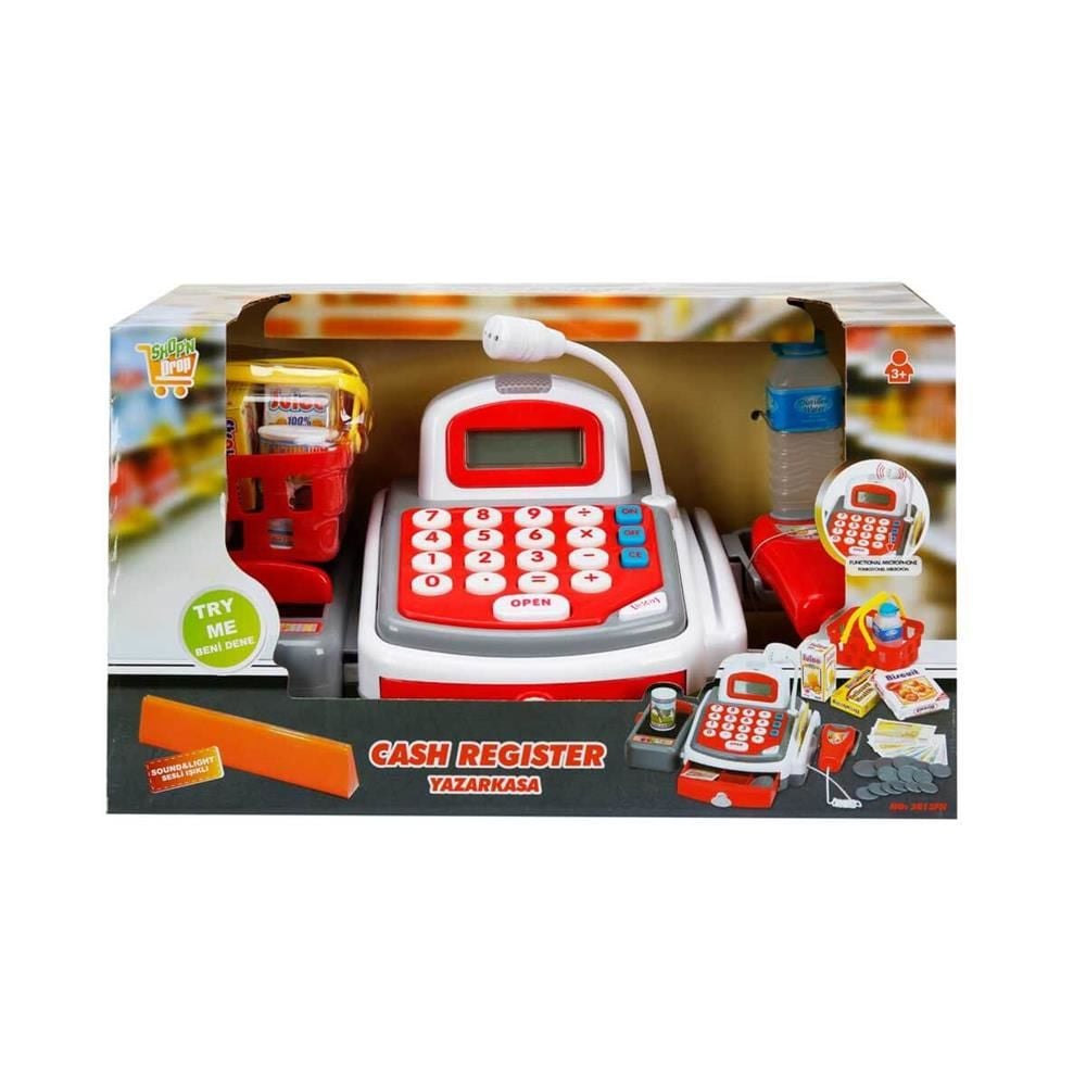 Mikrofonlu Aksesuarlı Market Kasa Seti - S00012815