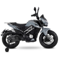 Babyhope 447 Motocross Akülü Motorsiklet 12V Gri