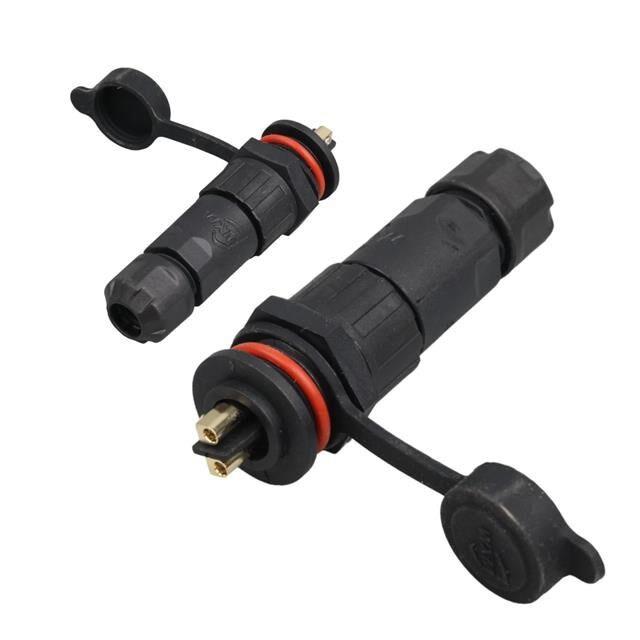 IC-266M 16Mm Su Geçirmez Konnektör Şase Seyyar Takım 2 Pin