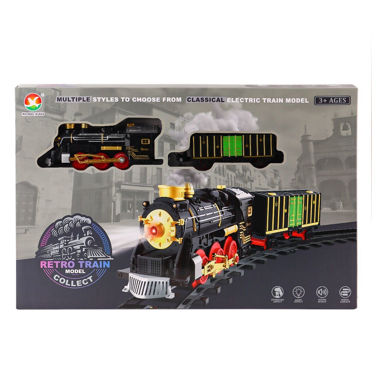 699-69A Sesli Işıklı Şarjlı Dumanlı Tren Seti