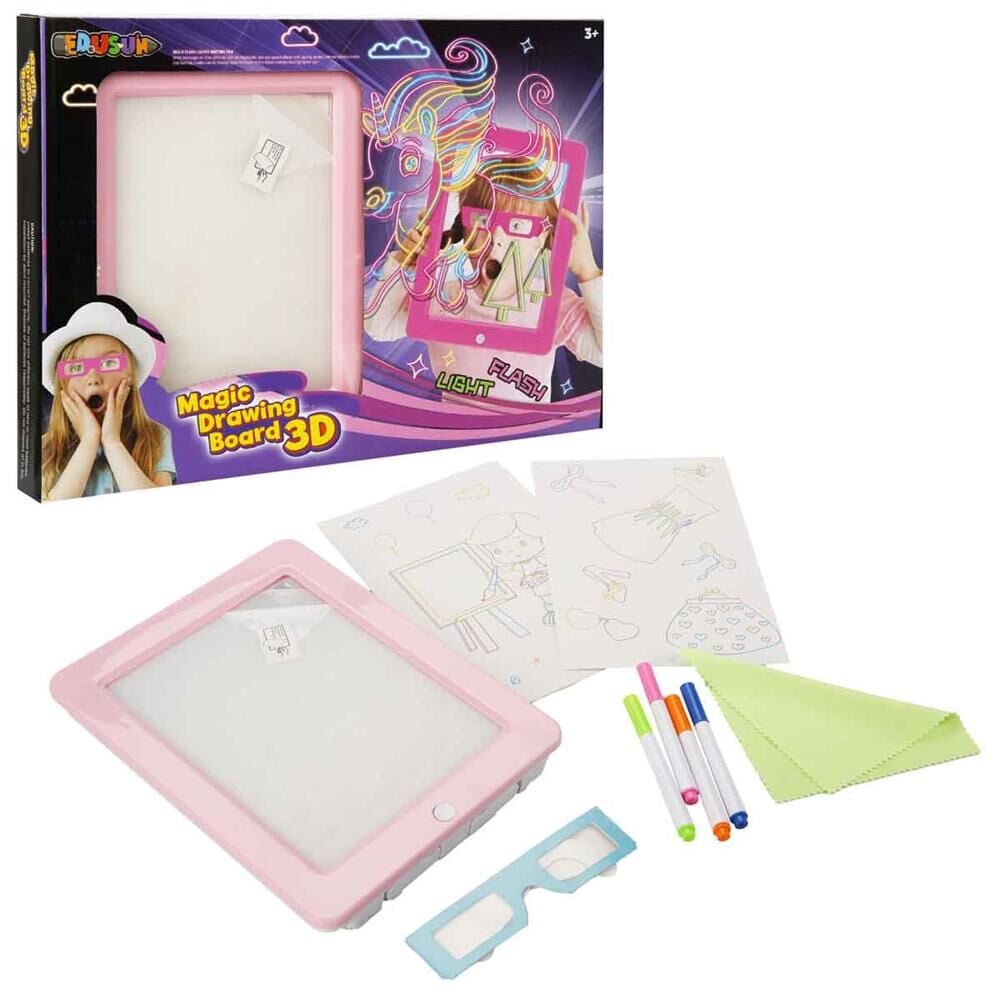 DOODLE 3D SİHİRLİ ÇİZİM TAHTASI PEMBE VEYA BEYAZ - S00003792