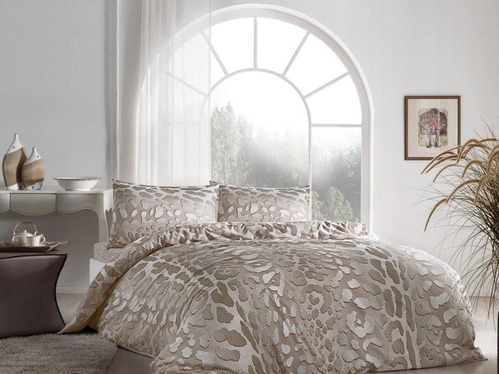 Taç Çift Kişilik Ranforce Nevresim Takımı Edgar Yeşil