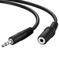 Elektromer EL-8942 Siyah 3.5mm Stereo Erkek/Dişi 10 Metre Uzatma Kablo