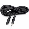 Elektromer EL-8942 Siyah 3.5mm Stereo Erkek/Dişi 10 Metre Uzatma Kablo