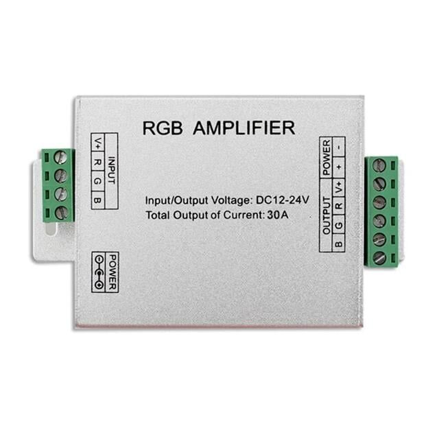 Powermaster PM-4877 12 Volt - 24 Volt 30 Amper RGB Şerit Led Amplifier (Repeater)