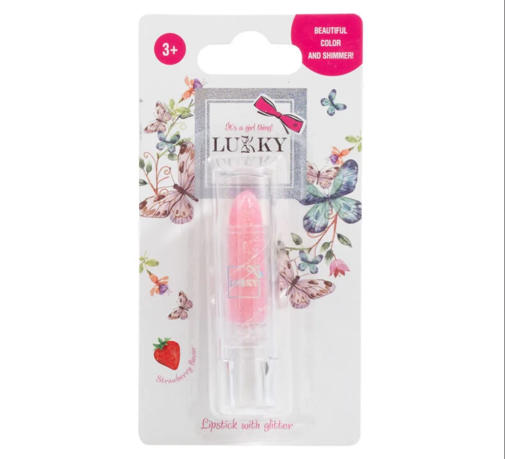 Lukky Simli Ruj Pembe Çilek Aromalı