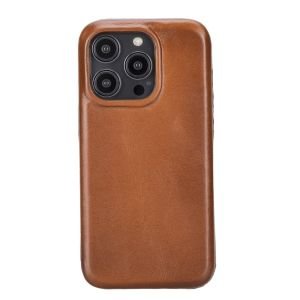 Apple iPhone 14 Pro Uyumlu Deri Arka Kapak ROCK RST2EF
