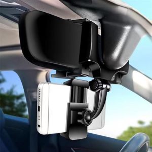 Ürün Gezegeni® Araç İçi Dikiz Aynaya Takılan Telefon Tutucu Otomobil İçi Telefon Tutma Aparatı