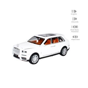 HCL-906 Çek Bırak 1:22 Sesli Ve Işıklı Sanruflu RR Metal Araba 