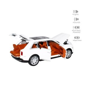 HCL-906 Çek Bırak 1:22 Sesli Ve Işıklı Sanruflu RR Metal Araba 