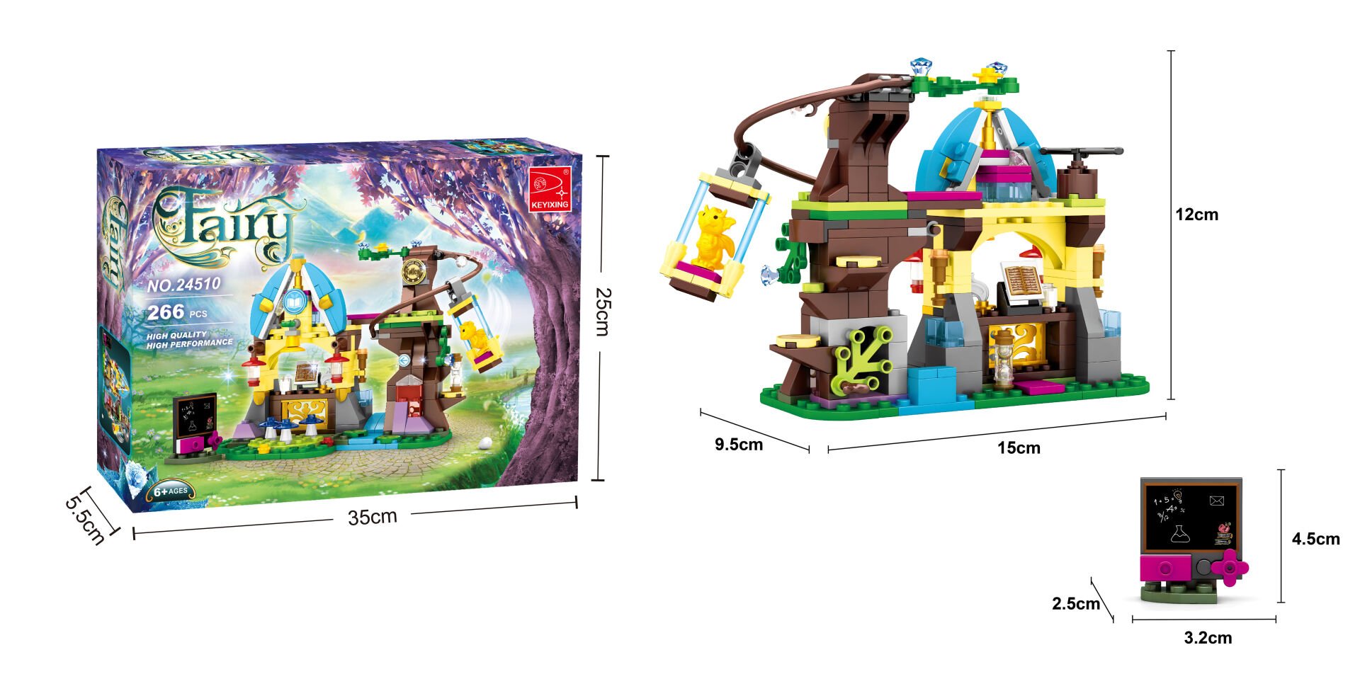 Ausini  Parça Fairy Periler Okulu Seti