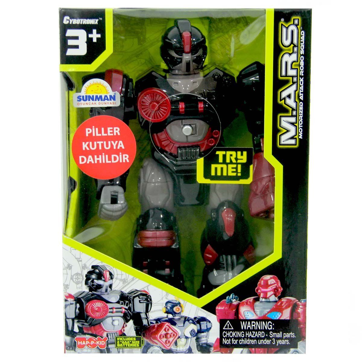 Sunman M.A.R.S. Işıklı Yürüyen Robot - S00005767 - 1 Adet Stokta Olan Gönderilir