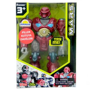Sunman M.A.R.S. Işıklı Yürüyen Robot - S00005767 - 1 Adet Stokta Olan Gönderilir