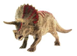Sert Plastik Dinozor Figürü Triceratops