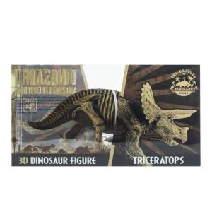 Sert Plastik Dinozor Figürü Triceratops
