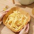 50 Adet Air Fryer Pişirme Kağıdı Tek Kullanımlık Yağ Geçirmez Yapışmaz Kare Tabak Model PVC