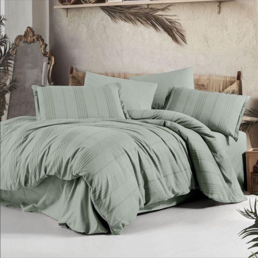 Clasy Çift Kişilik Nevresim Takımı Arakis V8 Adaçayı