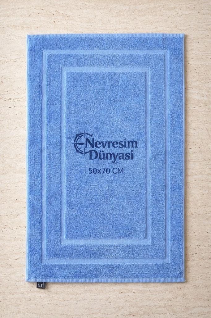 Nevresim Dünyası Ayak Havlu 50x70 Mavi