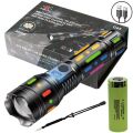 Powermaster PM-25120 Çok Fonksiyonlu Teleskopik Zoom - 5 Modlu Şarjlı El Feneri