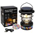 Powermaster HOP-8819 Solar Güneş Panelli Sensörlü Kamp Lambası (Filament + SMD + RGB Şerit)