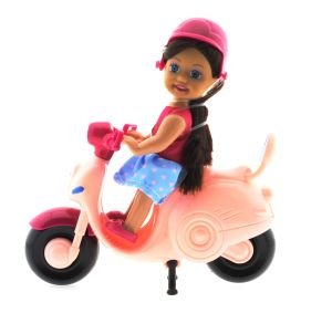 Cute Doll Mini Bebek ve Pembe Vespa
