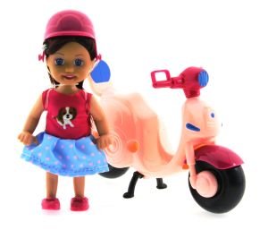 Cute Doll Mini Bebek ve Pembe Vespa