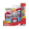 POK 95283-C Pokemon Clip N Go PokeBall Kemer ve Figür Seti Asorti