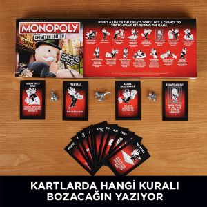 E1871 MONOPOLY CHEATERs EDITION/ Hasbro Gaming +8 yaş