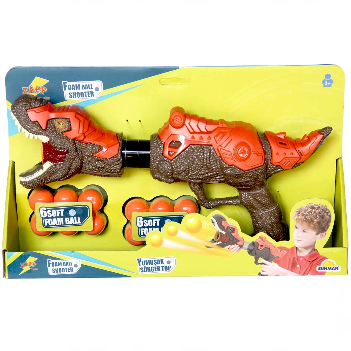 Yumuşak Sünger Top Atan Dinozor Oyuncak - S01003620