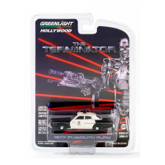 Greenlight 1/64 Hollywood Series 41- 1977 Plymouth Fury Metropolitan Police - The Terminator