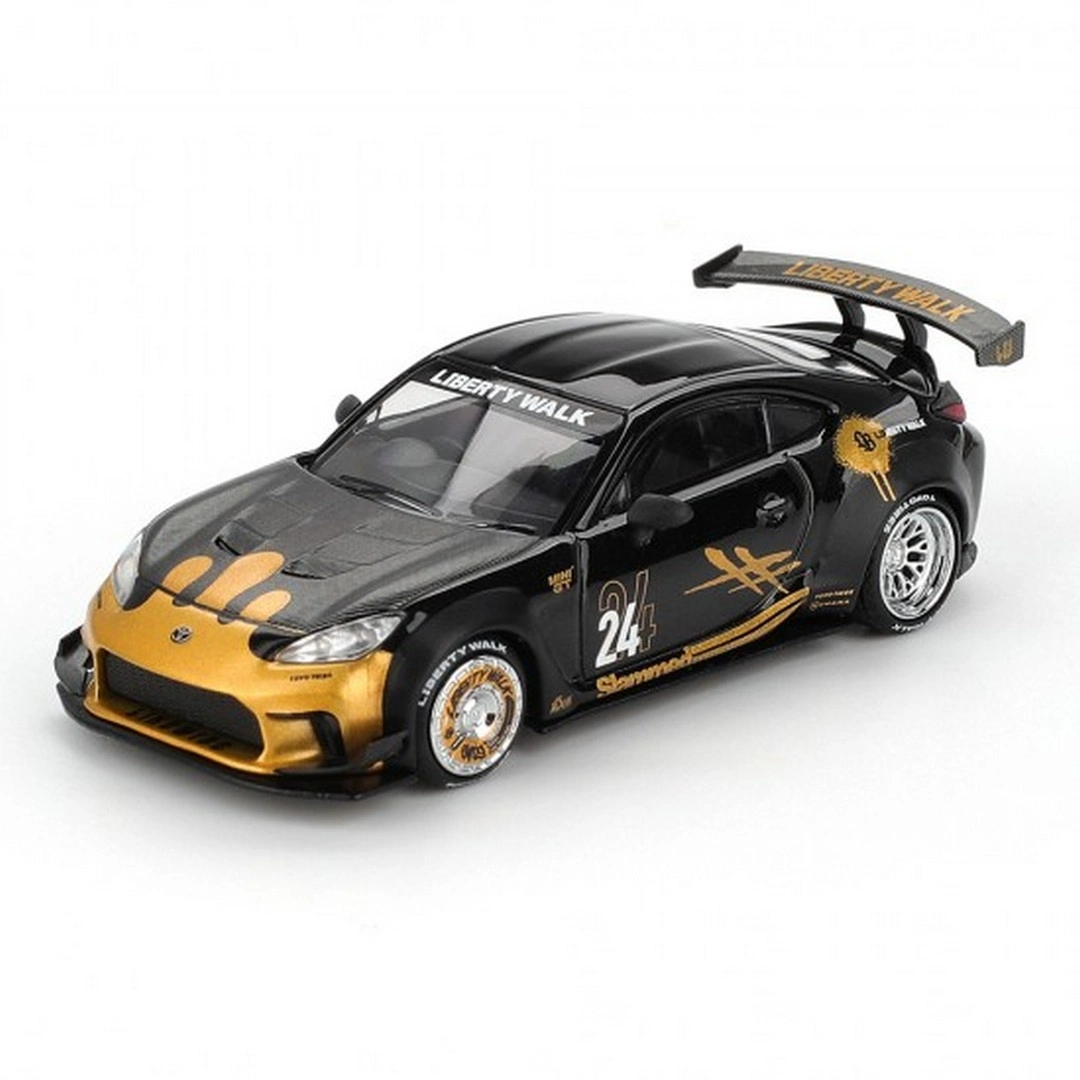 Mini GT 1/64 Toyota GR86 LB-Nation Black/Gold