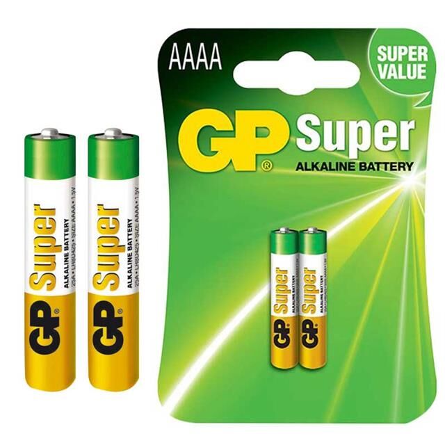 GP 25A İncenin İncesi AAAA Alkalin 2'li Pil