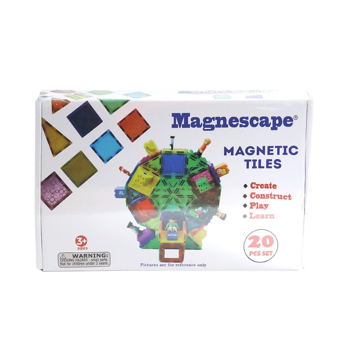 8820 Magnescape Manyetik Tiles 20 Parça