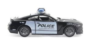 Die Cast Çek Bırak Metal Siyah Polis Arabası