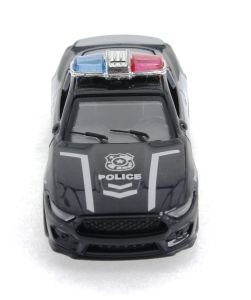 Die Cast Çek Bırak Metal Siyah Polis Arabası